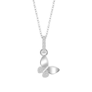 Collar Mariposa Lotus Silver LP3610-1/1