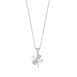 Collar Trébol Lotus Silver LP3108-1/1