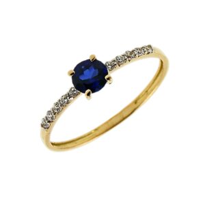 Sortija Oro Zafiro Circonitas 730197/Z